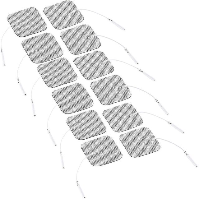 Tens Elects: juego de 3 almohadillas Elect para estimulación de corrientes, 5x5 cm, cada juego de 4 (12 almohadillas)