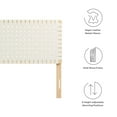 thumbnail image 6 of Headboard, Full Size, Natural Beige, Vegan Leather, Bedroom, Modern Contemporary HB36756, 6 of 8