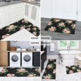 thumbnail image 5 of Pioneer Flower Floral Print Pattern Kitchen Rugs Sets Of 2,Anti Fatigue Kitchen Mat Rugs Non Slip Washable,Decorative Kitchen Floor Mats for Kitchen,Sink,Laundry,17"x30"+17"x47", 5 of 7