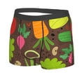 thumbnail image 2 of Disketp Cartoon Vegetables Men'S Boxer Briefs,Soft And Breathable Cotton Underwear With Comfortflex Waistband, 2 of 8