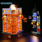 YEABRICKS LED Lighting Kit Compatible with LEGO Weasleys Wizard Wheezes 76422 Building Toy Set(Not Include the Model)