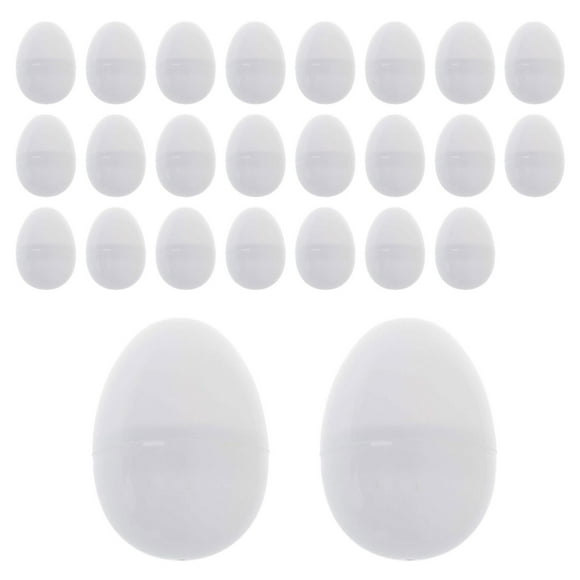 Transemion Fillable Blank Easter Eggs White Special For Unique Creative Activities And Fun Holiday Decorations White Easter Eggs