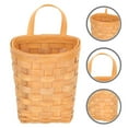 thumbnail image 5 of Raindrops 1Pcs Woven Wall Hanging Storage Basket In Pastoral Style For Homeowners, 5 of 8