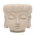 thumbnail image 2 of Maceta con cabeza de Buda, maceta para regalo, decoración de bonsái, organizador, florero para exteriores, contenedor de brochas de maquillaje para Estilo B, 2 of 8