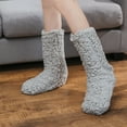 thumbnail image 7 of Diufon Fuzzy Warm Socks for Women Fleece Thickened Non-Slip Middle Tube Socks Fall Winter Solid Color Socks, 7 of 7