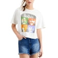 thumbnail image 3 of Junk Food T-Shirt Graphique The Beatles 4 pour Femmes, Blanc, Grand, 3 of 3