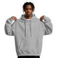 thumbnail image 3 of JIAYUE Men Hooded Sweatshirt Oversize Solid Color Long Sleeve Drawstring With Pocket Hoodie for Outdoor Workout, 3 of 8