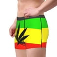 thumbnail image 3 of Rasta Flag Boxer for Men Underwear Weed Underpants Male Panties Pouch Short Pants, 3 of 6