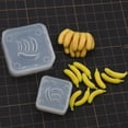 thumbnail image 3 of lanema Flexible Silicone Banana Mould Decoration for Realistic Miniature Food Creation for Hobbyists and Art Classes Use, 3 of 11