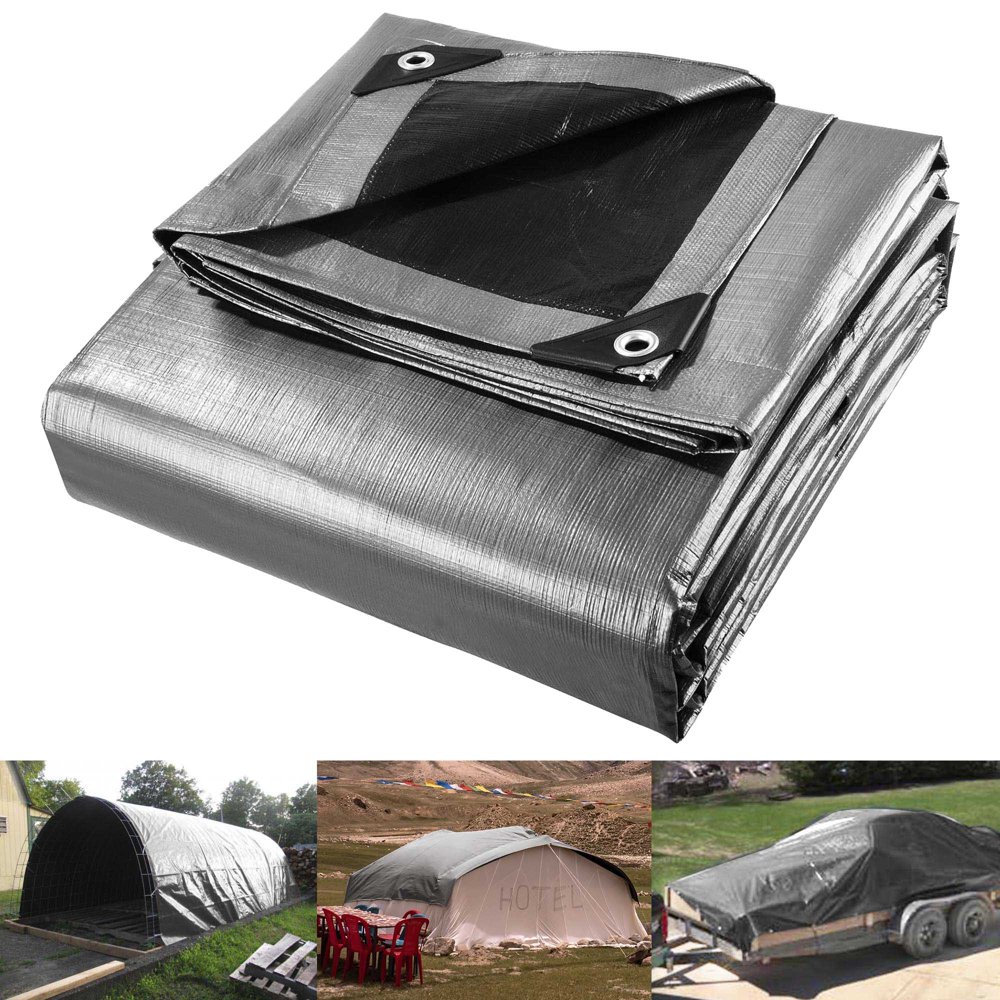 24x30' Heavy Duty Poly Tarp Tarpaulin 10mil Ground Sheet Cover