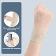 thumbnail image 3 of Ettsollp Compression Wrist Brace Super Soft Ultra-thin Breathable Wrist Brace for Carpal Tunnel Pain Relief Fastener Tape Closure High-quality Wrist Brace, 3 of 8