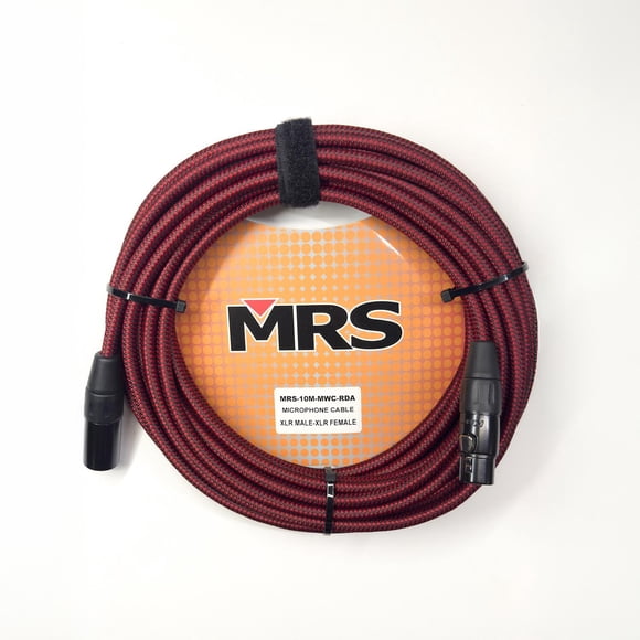 MORRISON Cable para Micrófono XLR de 10 metros Color Rojo MRS-10M-MWC-RDA MORRISON