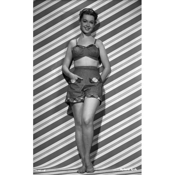 Classic Portrait of Barbara Rush posed in Sexy Swimwear Photo Print (8 x 10)