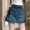 c01Yellow, variant on Arnsht (S-5XL) Plus Size Women's Vintage High Waist Denim Half Skirt Pants Streetwear Stretch Waisted Denim Shorts Blue XXL