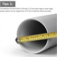 thumbnail image 3 of Manguera de escape de 150 mm, manguera de escape para aire acondicionado, manguera de PVC, tubo de aire acondicionado, ventilación., 3 of 5