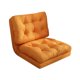 thumbnail image 4 of Sofá cama plegable con respaldo ajustable, fácil de limpiar, sillón interior, asiento de suelo para adultos y niños, sala de estar interior naranja, 4 of 8