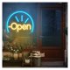 thumbnail image 2 of Letrero De Neón Open Con Luz LED Regulable Para Tiendas, Bares, Restaurantes, Cafeterías, Salones De Uñas Y Otros Negocios Decoración De Pared 30cmx24cm, 2 of 4