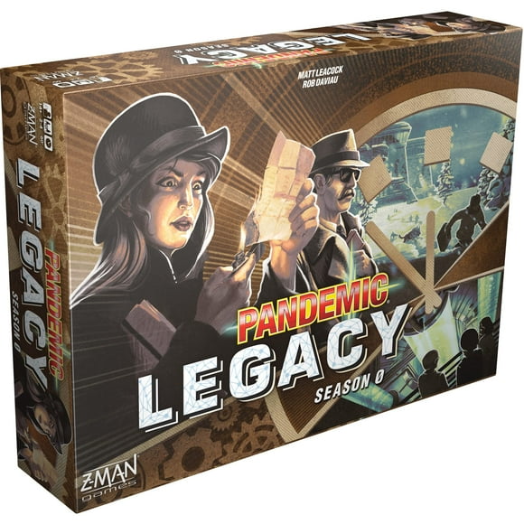 Jeu de Société Pandemic Legacy Saison 0 - Découvrez les Secrets de la Guerre Froide et Sauvez l'Humanité! Jeu de Stratégie Coopératif pour Soirée en Famille, 14+, 2-4 Joueurs, Jeu de 60 Minutes