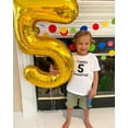 thumbnail image 2 of Number Balloon 40 Inch for Birthday Decorations, Large Foil Balloon Numbers, Mylar Giant Birthday Balloon for Boy Girls Women Men, 2 of 18