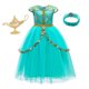 thumbnail image 1 of Disfraz de tul de princesa árabe Jasmine para niñas, vestido de bombardeo de Navidad, Halloween ix zhangyuxiang unisex, 1 of 2