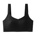 thumbnail image 2 of Bixock Push Up Bra for Women No Underwire Plus Size Print Wireless Tank Bra Front Closure Abjustable Straps Soft Thin Cups Daily Women Under Wear, 2 of 5