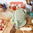 thumbnail image 4 of Beautiful Rotating Belgian Waffle Maker, Sage Green by Drew Barrymore, 4 of 16