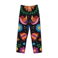 thumbnail image 4 of Balery Colorful Floral2 print Men's Pajama Pants,Ultra Lightweight Pjs,Lounge Pant-X-Large, 4 of 9