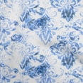 thumbnail image 1 of oneOone Rayon Medium Blue Fabric Damask Sewing Material Print Fabric By The Yard 56 Inch Wide, 1 of 4