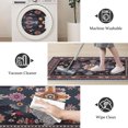 thumbnail image 3 of IsecretJoy Non Slip Kitchen Rugs Sets of 3, Washable Kitchen Mats for Floor Waterproof & Stain Resistant Runner Rug for Kitchen, Laundry Room, Hallway, 3 of 11