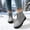 Gray, variant on Women's Lace‑Up Winter Snow Boots, Lined Insulated Warm Ankle Booties, Non‑Slip Waterproof Outdoor Short Boots for Women Wine