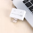 thumbnail image 3 of USB 2.0 Male to Twin Charger Dual 2 Port USB Splitter Hub Adapter Converter Sywqhk Para estrenar, 3 of 3