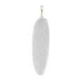 thumbnail image 3 of Faux Tails Pendant Ornament Cute Keyring Pendant Plush Tail Keychain Pendant Grey, 3 of 8