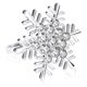 thumbnail image 1 of Juego de 8 servilleteros navideños plateados con forma de copo de nieve for mesas de comedor: decoración rústica for bodas, Navidad, Acción de Gracias y cenas festivas., 1 of 8
