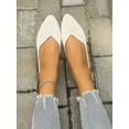 thumbnail image 2 of Spring/autumn Fashionable Black Ladies Flat Pointed Toe Shoes, Versatile, 2 of 4