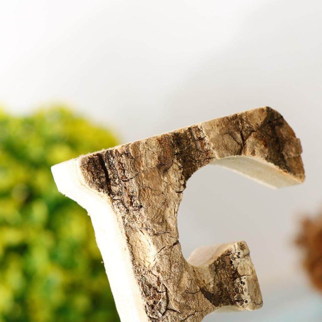 kurtrusly Handcraved Wooden Letters Door Numbers Alphabet Letter Floating Adress Name F