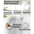 thumbnail image 5 of Donkey Shower Curtain Funny Animal Bathroom Decor Waterproof Polyester Fabric Vivid Print Durable Grommets Standard Size Easy Install Humorous Gift Adults Apartment Home Restroom Decoration(78*70in), 5 of 8