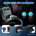 thumbnail image 2 of SharkTRUE Bluetooth Car Wireless Transmitter Adapter 2-USB PD Charger AUX Hands-Free AU, 2 of 8