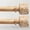Light Wood, variant on 2 Pack Boho Wood Curtain Rods for Windows 48 to 84 Inch, 1" Adjustable Heavy Duty Curtain Rod with Imitation Wooden Grain Leaf Pattern Finials, Rustic Decorative Drapery Rods, Size 32"-90", Dark Wood