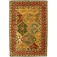thumbnail image 6 of SAFAVIEH Heritage Wessex Traditional Wool Area Rug, Multi, 4'6" x 6'6" Oval, 6 of 11