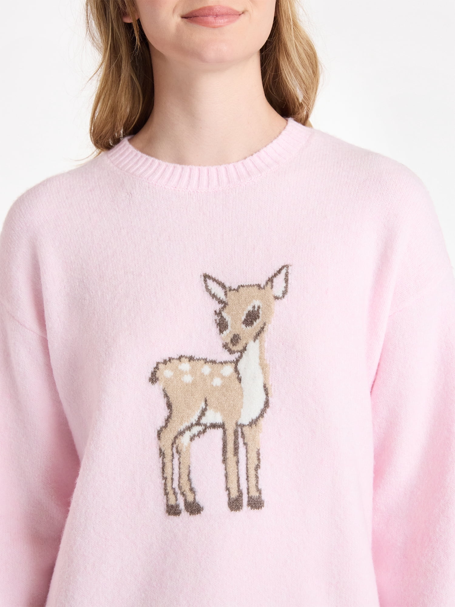 No Boundaries Fashion Icon Sweater, Midweight, Women's