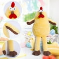 thumbnail image 4 of Plush Chicken Toy for Kids & Pets Soft, Durable, Funny Design Perfect Gift for Playtime & Comfort 12 Inches Tall, 4 of 5