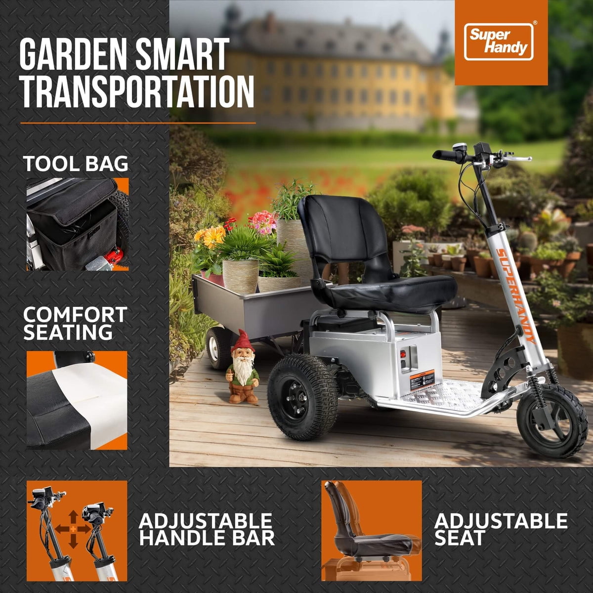 SuperHandy Electric Tugger Cart Industrial Tow Tractor Riding Scooter 330079bd E9fc 4c4d Bf8a 0bd13bda4d9f.8160873fba3911c4566d66bc4a9b437e