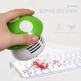 thumbnail image 3 of MasteelfCA Mini Mashroom Tabletop Cleaner Vacuum Cleaner Handy Hand Cleaner Desk Table Dust Cleaner (Green), 3 of 7