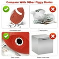 thumbnail image 3 of Yucurem Football Piggy Bank Plastic Money Box Unbreakable Money Saving Box For Boys Home Decorations, 3 of 10