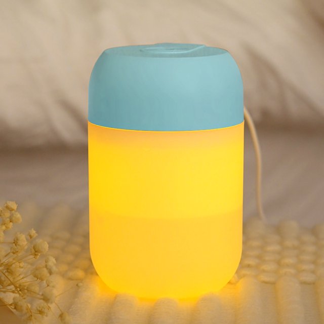 SMihono Mini Humidifiers for Bedroom Night Light Humidification Usb Large Capacity Large Spray Mute Mini Purifier 300ml on Clearance