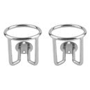 Cup Holder for Car Marine 2PCS/SET Practical Stainless Steel Car Boat Cup Holder for Marine Yacht