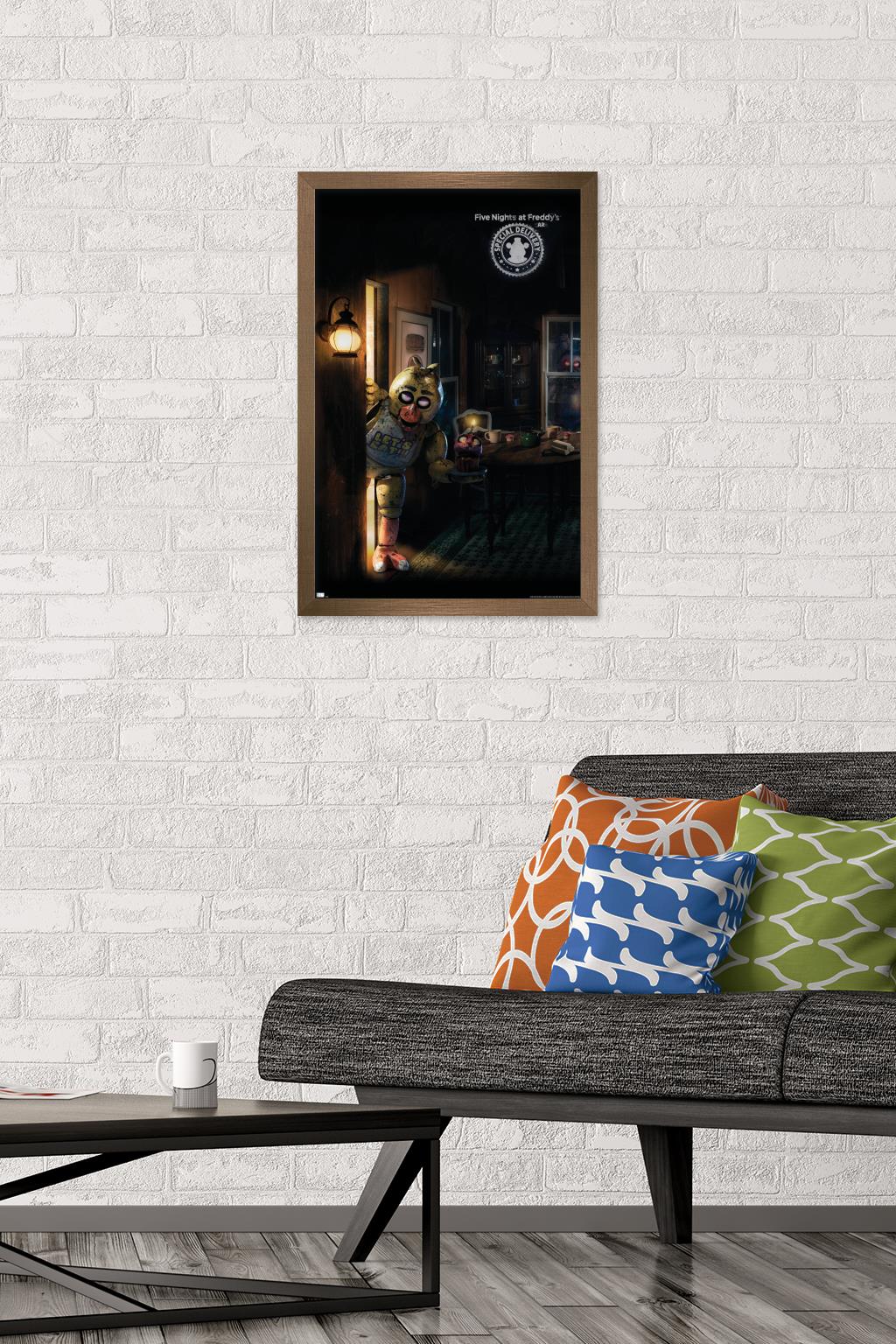 Five Nights at Freddy's: Special Delivery - Triptych 1 Wall Poster, 14.725" x 22.375", Framed