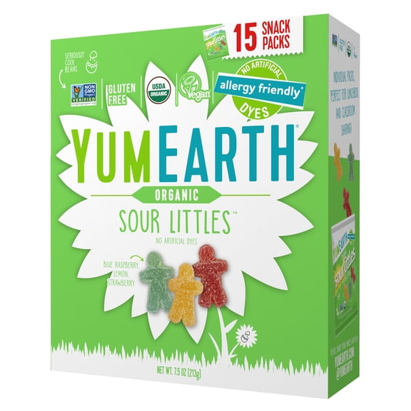 YumEarth Organic Easter Sour Littles, 15 Snack Packs