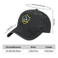 thumbnail image 5 of La Galaxy Hat Washed Cotton Baseball Cap For Outdoor, Travel & Daily Use, 5 of 5