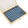 thumbnail image 3 of Herramienta de torneado de carburo, 11 piezas, 10 x 10 mm, herramientas de torno, herramienta de torneado, herramienta de ranurado, grado profesional, 3 of 9
